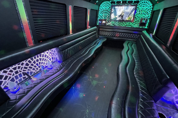 North Port Limo Bus Interior