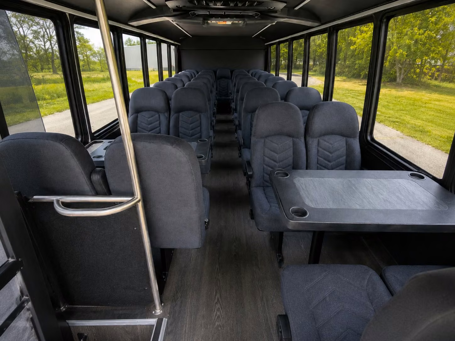 18 passenger minibus inside