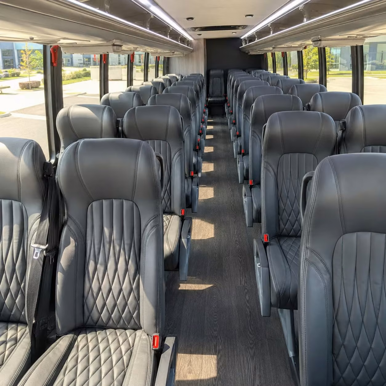 25 passenger minibus interior