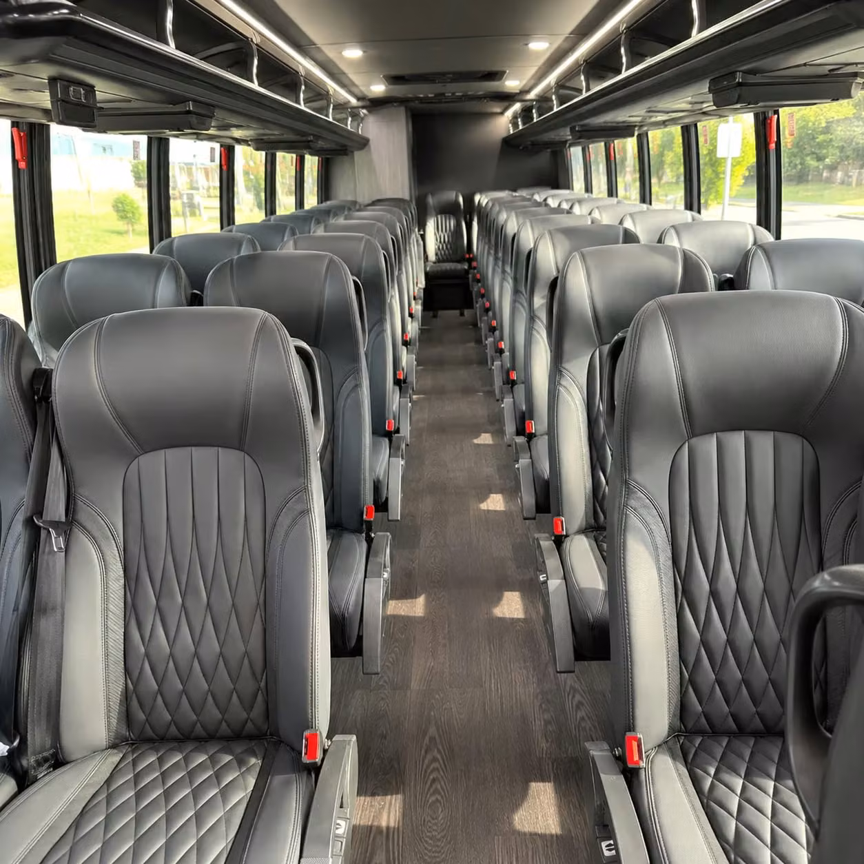 28 passenger minibus inside