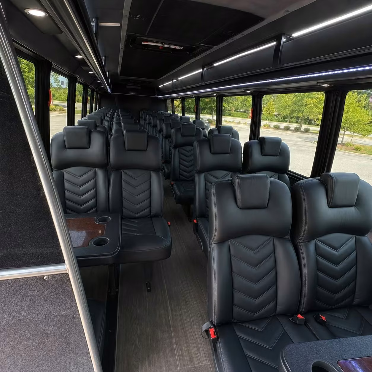 30 passenger minibus inside