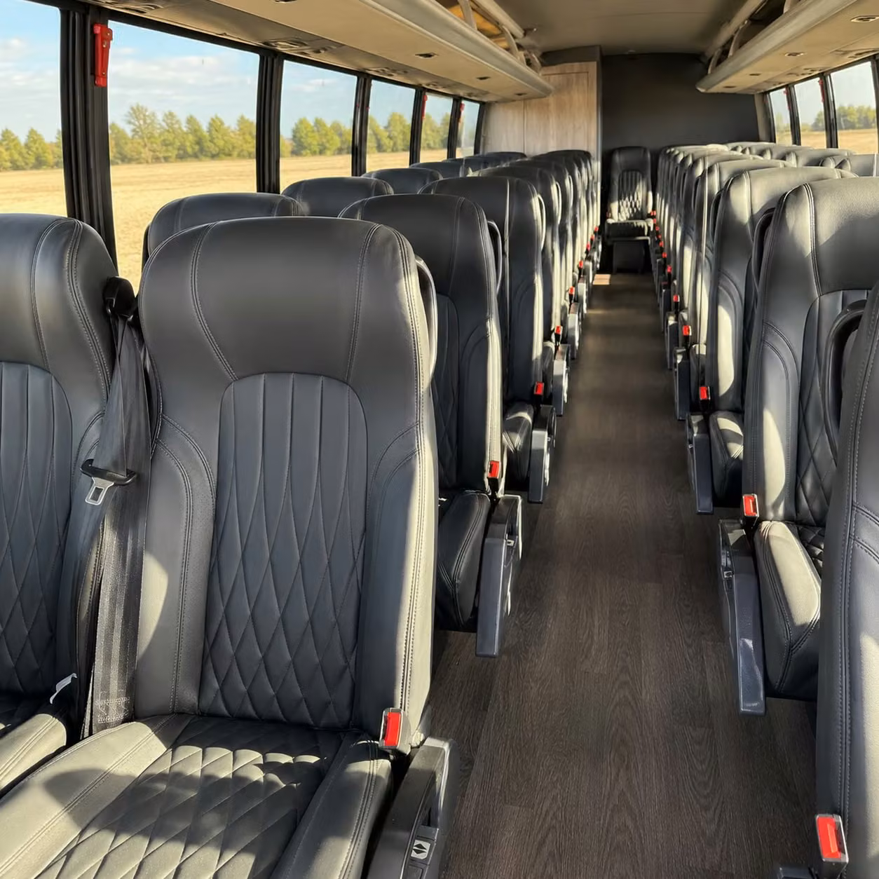 35 passenger minibus inside