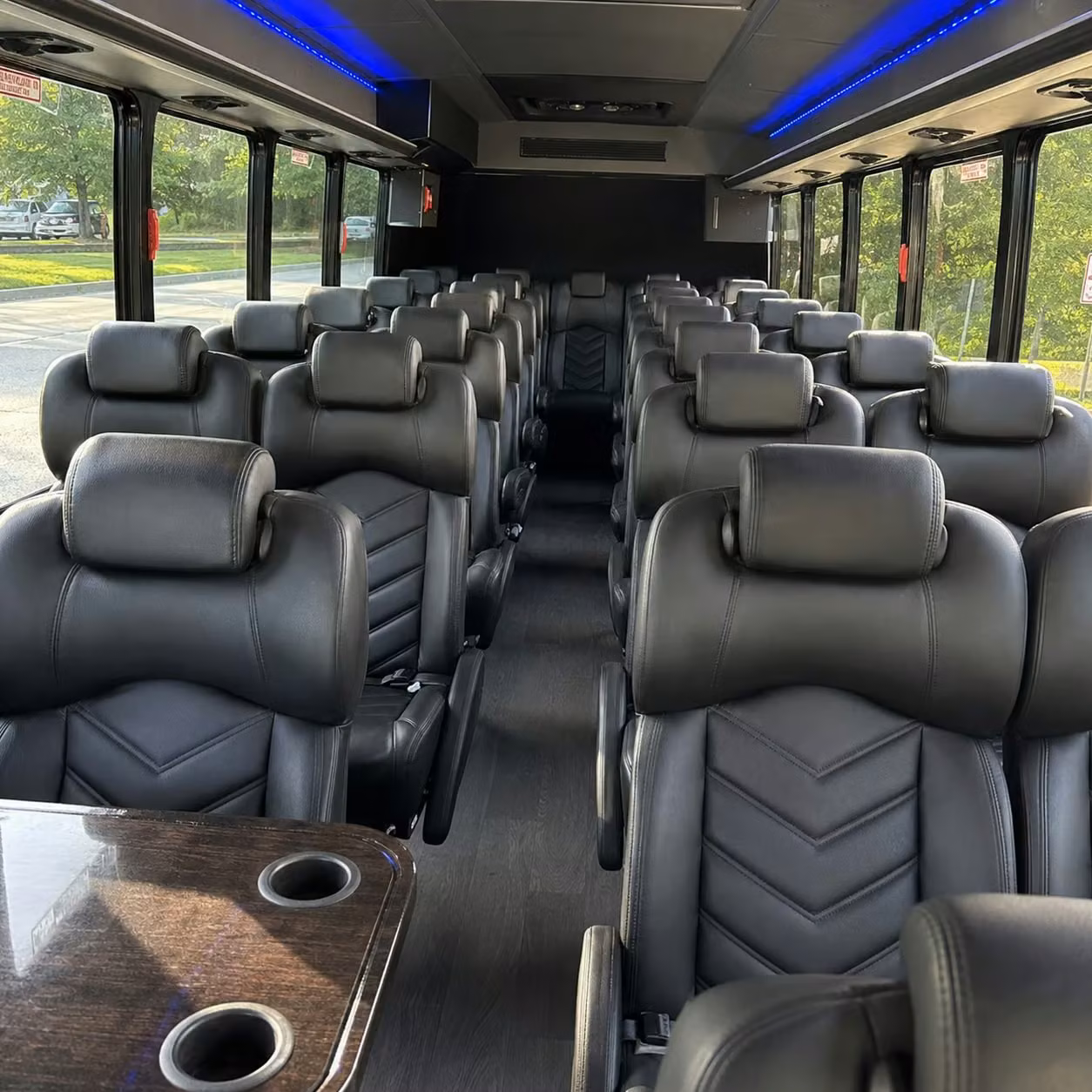 35 passenger minibus interior