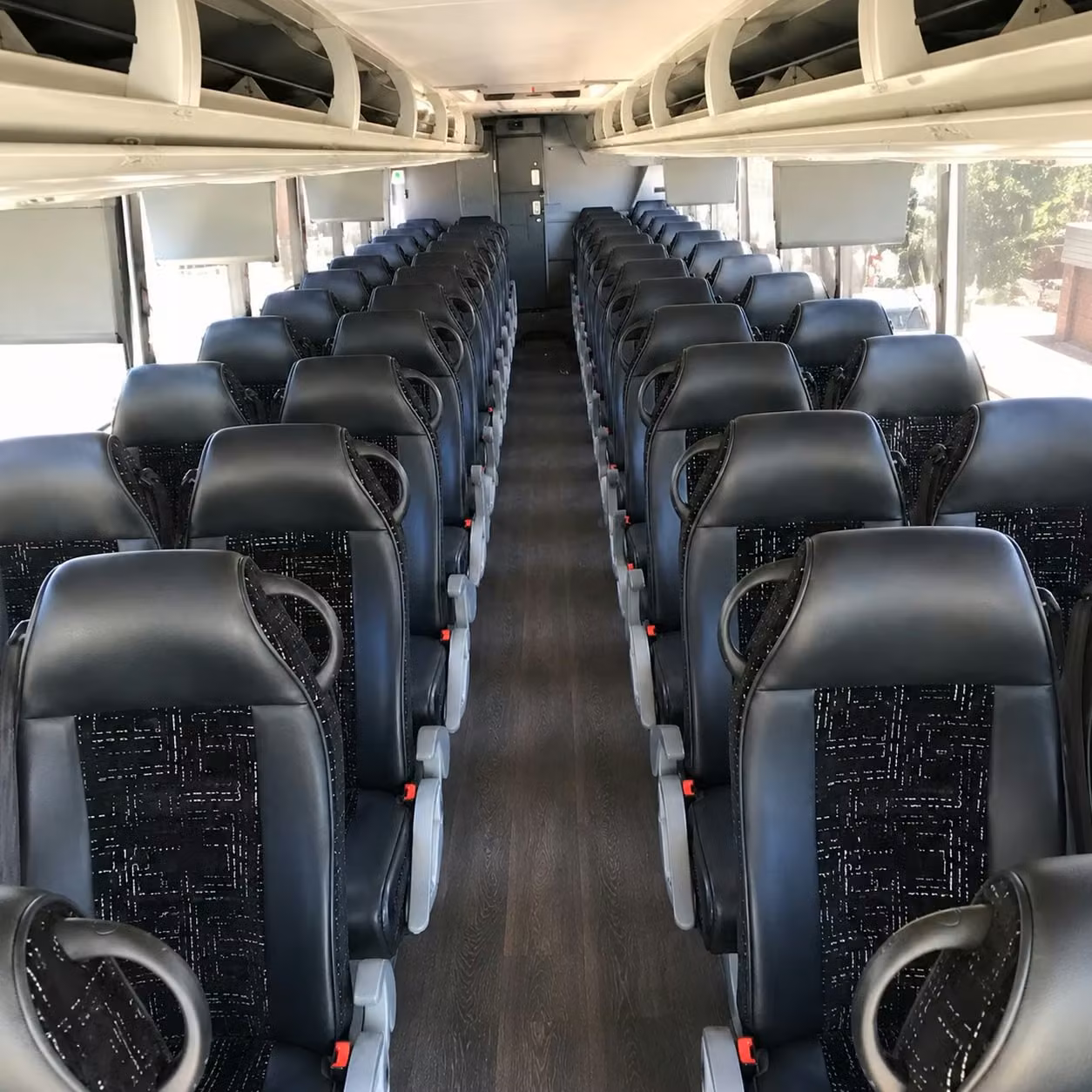 north port charter bus interior