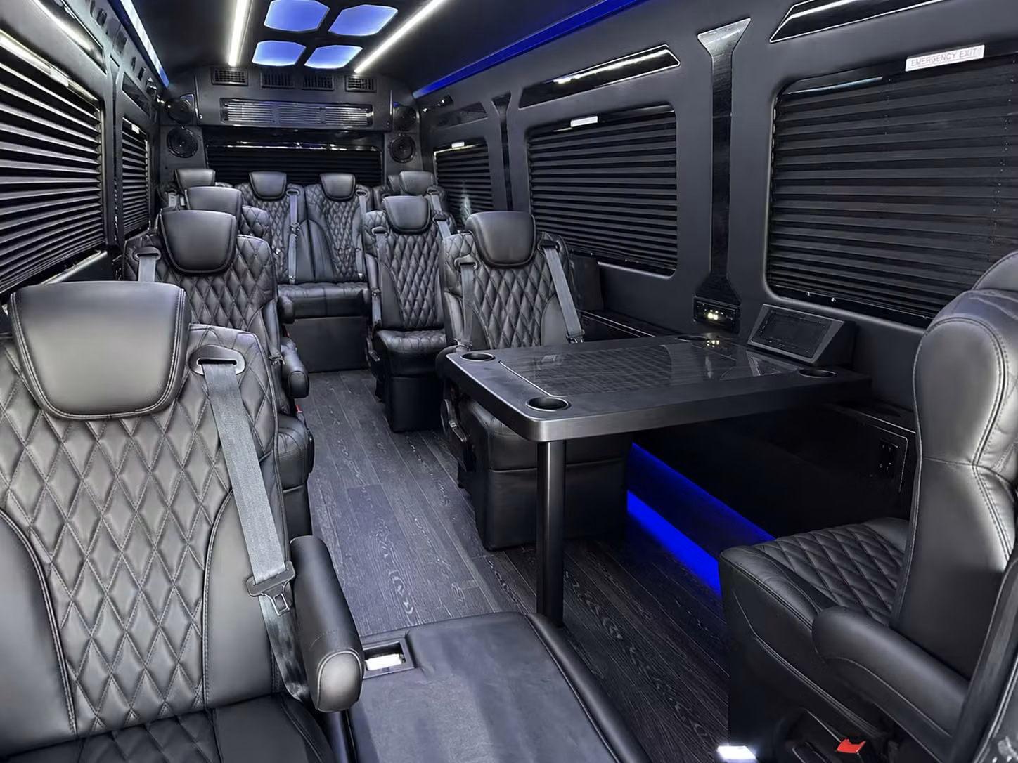 sprinter van with driver inside