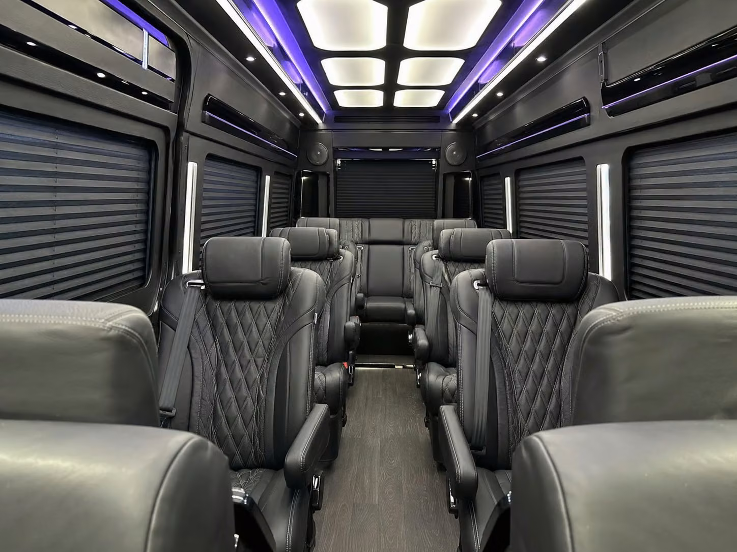 sprinter van with driver interior